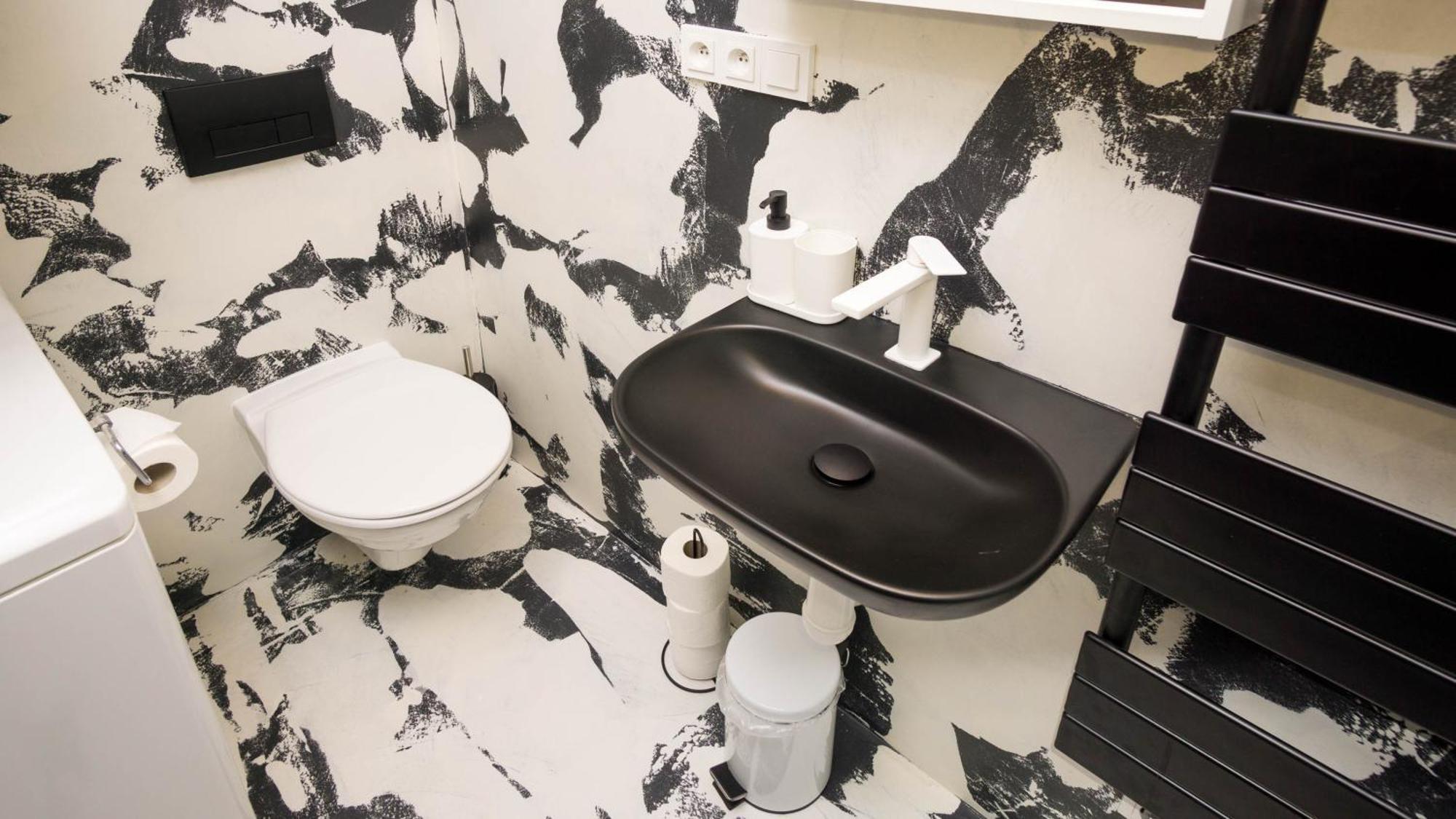 Black & White Apartment Prague By Wenceslas Square And Muzeum Δωμάτιο φωτογραφία